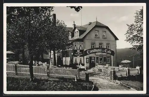 AK Bärenfels, Kondotorei und Café von otto Edelmann, Am Kipsdorf