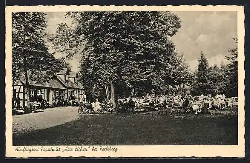 AK Perleberg, Gasthaus Forsthaus Alte Eichen