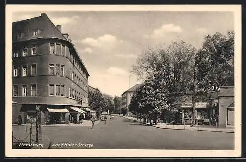 AK Merseburg, Blick in die Strasse