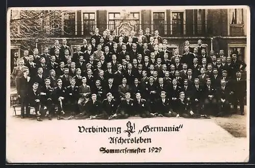 AK Aschersleben, Studenten der Verbindung Germania, Sommersemester 1929