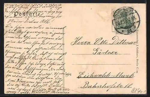 AK Berlin-Tiergarten, Strassenbahn in der Altonaer Strasse