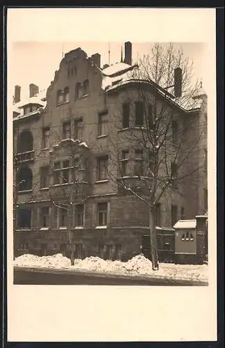 Foto-AK Leipzig, Haus & Strasse Nordplatz 9 im Jahr 1941