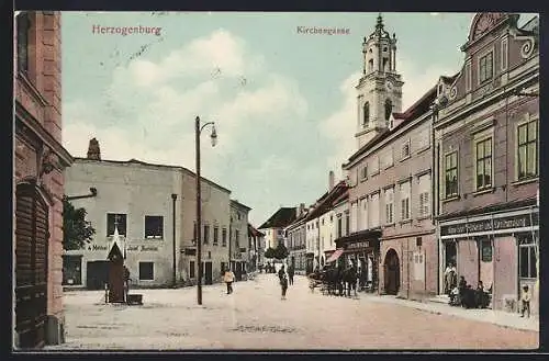 AK Herzogenburg, Geschäfte in der Kirchengasse