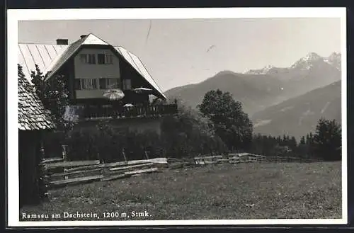 AK Ramsau am Dachstein, Ansicht einer Pension