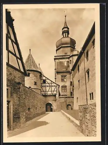AK Würzburg, Festung Marienberg, Nordeck oder Kiliansturm