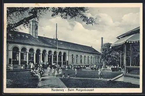 AK Norderney, Zuhörer beim Morgenkonzert