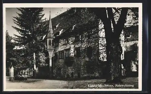 AK Maulbronn, Abtswohnung im Kloster