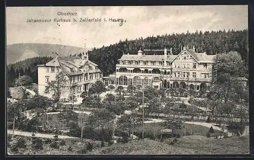 AK Zellerfeld i. Harz, Johanneser Kurhaus mit Anlagen