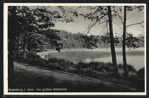 AK Rotenburg i. Hann., Am grossen Bullensee