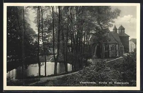 AK Visselhövede, Kirche mit Visselquelle