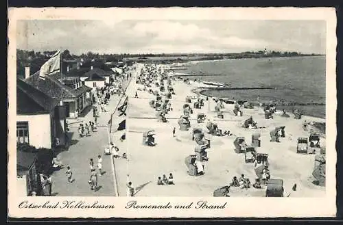 AK Kellenhusen, Strandpromenade mit Badegästen