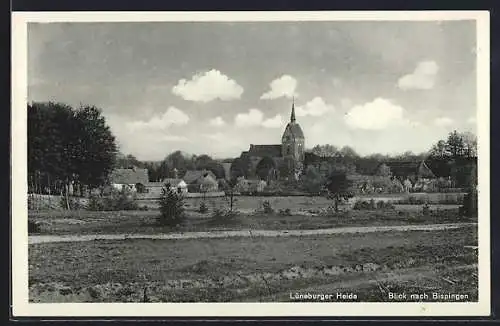 AK Bispingen /Lüneburger Heide, Ortsansicht aus der Ferne