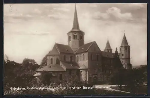 AK Hildesheim, Partie an der Godehardikirche