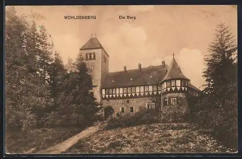 AK Wohldenberg, Aufgang zur Burg