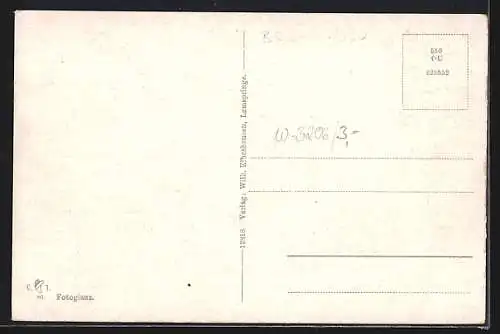 AK Lamspringe, Blick auf Kloster und Kirche