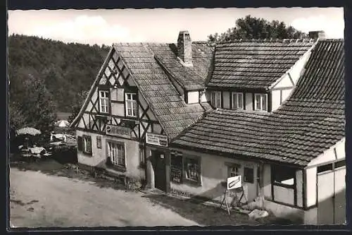 AK Wüsten-Welsberg /Ebern, Campingplatz und Gasthaus Rückerthlause, Bes. W. Kaiser