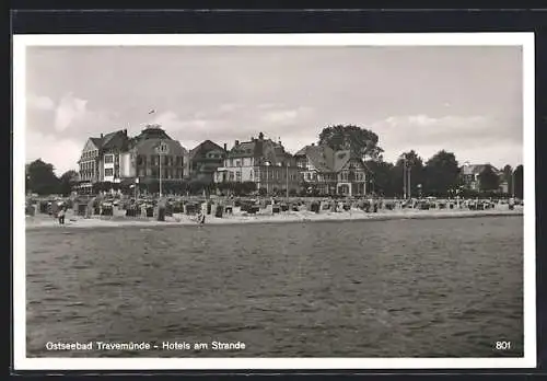 AK Travemünde, Hotels am Strande