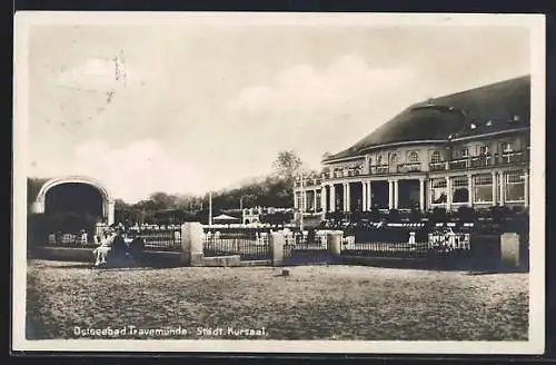 AK Travemünde, Blick auf den Städtischen Kursaal