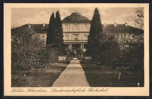 AK Hohenheim, Schloss, Landwirtschaftliche Hochschule