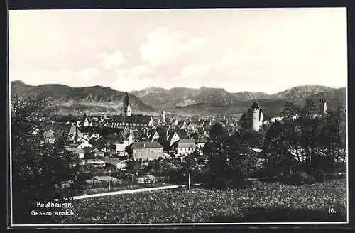 AK Kaufbeuren, Gesamtansicht mit Kirche