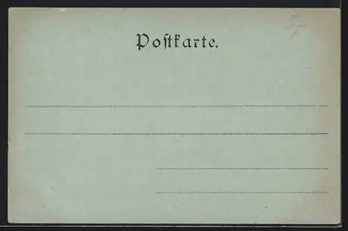 Mondschein-AK Dresden, Altmarkt mit Geschäften und Denkmal