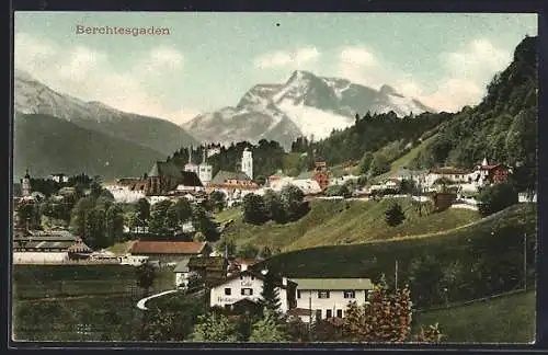 AK Berchtesgaden, Ortspanorama