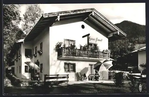 AK Oberau bei Berchtesgaden, Hotel Haus Simet