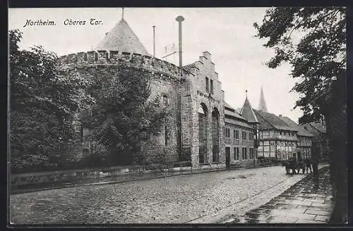 AK Northeim, Oberes Tor mit Kutsche