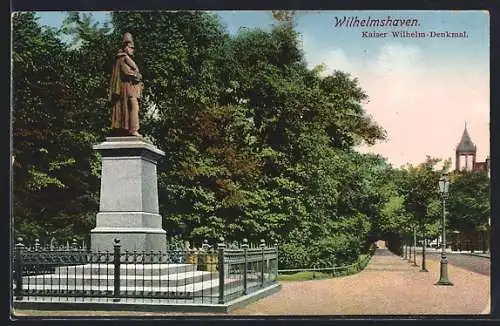 AK Wilhelmshaven, Kaiser Wilhelm-Denkmal