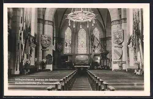 AK Wilhelmshaven, Inneres der Marine-Gedächtniskirche