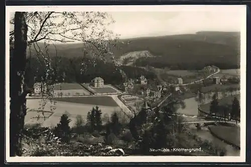 AK Neumühle / Knottengrund, Gesamtansicht mit Umgebung