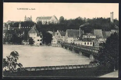 AK Landsberg a. Lech, Lechbrücke