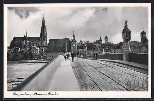 AK Regensburg, Steinerne Brücke