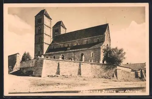 AK Altenstadt / Schongau, An der Romanischen Basilika