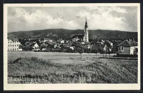 AK Stockerau, Totalansicht mit Blick zur Kirche