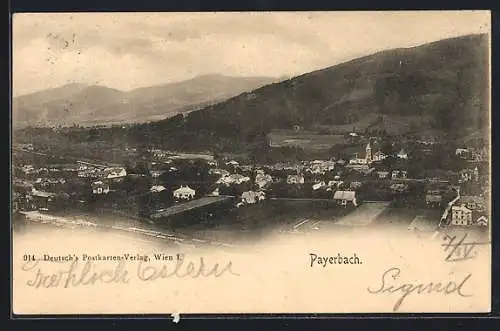 AK Payerbach, Ortspanorama