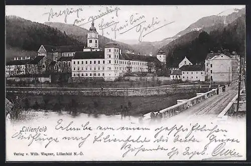 AK Lilienfeld, Blick zum Kloster