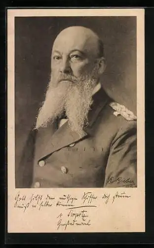 AK Grossadmiral Tirpitz mit Uniform