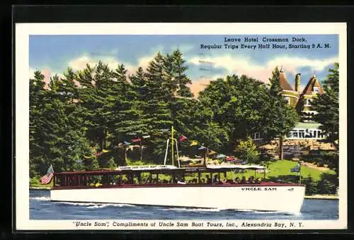 AK Dampfer Uncle Sam der Uncle Sam Boat Tours Inc.