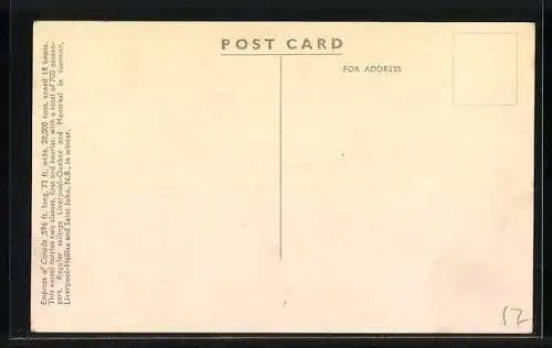 AK Empress of Canada der Canadian Pacific