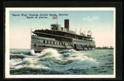 AK Montréal, Dampfer Rapids King shooting Lachine Rapids