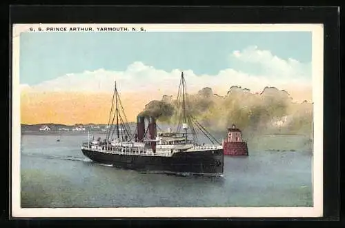 AK Yarmouth, SS Prince Arthur im Hafen