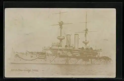 AK HMS Revenge, Kriegsschiff