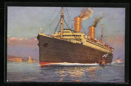 AK Passagierschiff Columbus des Norddeutschen Lloyd Bremen