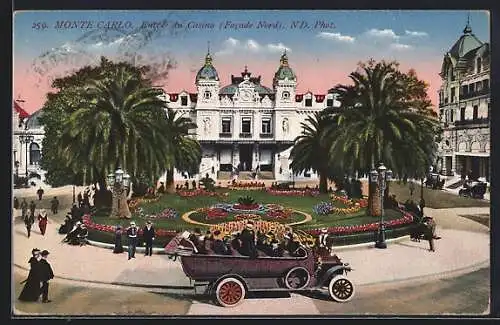 AK Monte Carlo, Entrée du casino, Facade Nord