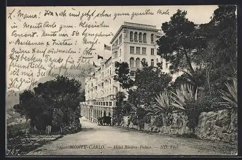 AK Monte-Carlo, Hôtel Riviera-Palace