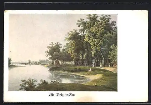 Künstler-AK Wien, Die Brigitte-Aue