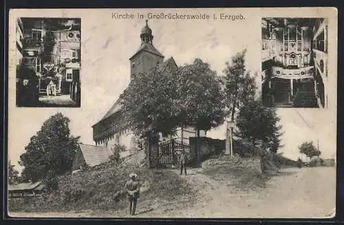 AK Grossrückerswalde, Kirche, Blick zur Orgel