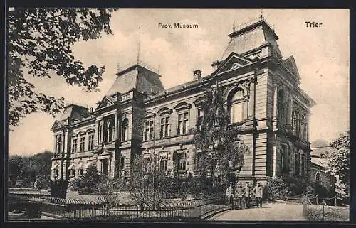AK Trier, Prov. Museum mit Anlage