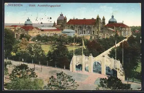 AK Dresden, Städtischer Ausstellungspalast